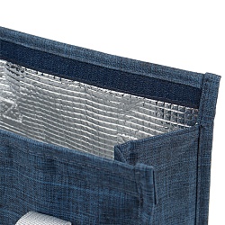 сумка-термос тёмно-синяя