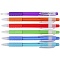 ручка авт. син. "darvish" корпус прозрачный цветной с цветным резиновым держателем
