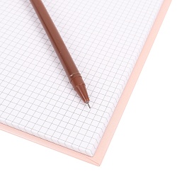 Блокнот 13*18см 50л в клетку + ручка "Капибара"