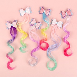 заколка-зажим для волос с прядью