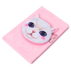 Блокнот 14,5*21см 80л "Домашние животные" с монетницей ассорти