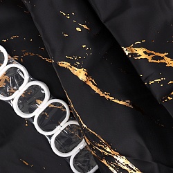 шторка для ванной с кольцами 180*180см ассорти