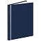книжка записная  а6  64л "синий" 7бц, глянц.лам.