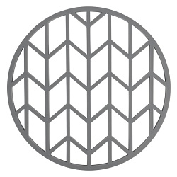 подставка под горячее в форме круга ассорти