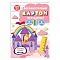 картон цветной перламутровый   8л. 8цв. а4 "замок принцессы"