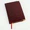 ежедневник недатированный  а5 152л grand croco (бордо) обложка искусств. кожа , золотой срез мет.уг