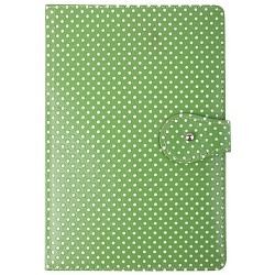 книжка записная 13,5*19см  "darvish" обложка кожзам с кнопкой с цветным срезом