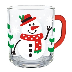 набор для творчества. кружка под роспись "снеговик"