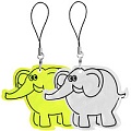 Светоотражающий брелок слон