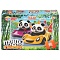 пазл   80 деталей  панды в машинках