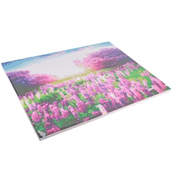 алмазная живопись  40*50см  цветочное поле