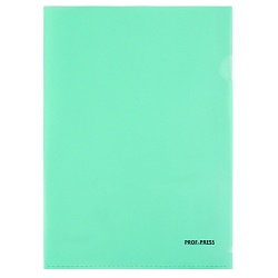 папка-уголок а4 180мкм, цвет зелёный