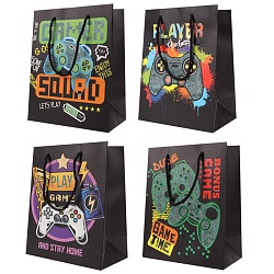 пакет подарочный 18*23*10см  "game" блёстки