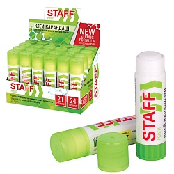 клей-карандаш 21гр staff pvр-основа