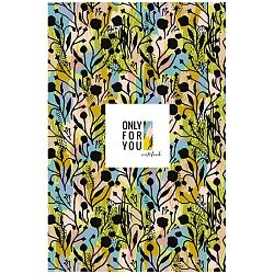 Блокнот А5  48л "Для тебя" с блёстками, на гребне