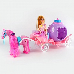 кукла с лошадкой музыкальной. игрушка