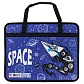 Папка детская с ручками А4 пласт. с рисунком на молнии  Космос