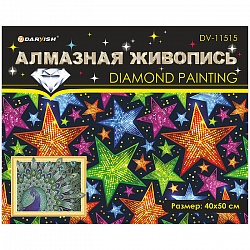 алмазная живопись "darvish" 40*50см  павлин  