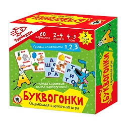 игра карточная "буквогонки" турбодум