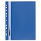 папка-скоросшиватель с перфорацией а4 "brauberg" 180мкм синяя