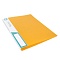 папка с пружинным скоросшивателем и карманом а4 жёлтая