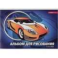 Альбом для рисования А5 12л. "Машинка" на скрепке