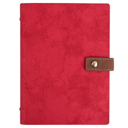 ежедневник а5 недатиров. 100л обложка кож.зам. на кольцах с магнитной застёжкой