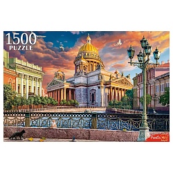 пазлы 1500 элементов вид на исаакиевский собор