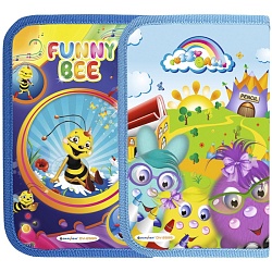 пенал 1отдел. 190*115мм "darvish" ассорти