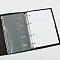 ежедневник недатированный  а5 136л joybook серый маренго на кольцах обложка искусств. кожа 