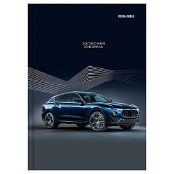 книжка записная  а6  64л "красивый автомобиль-6" 7бц, глянц.лам.