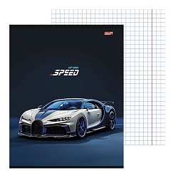 тетрадь  48л кл. "разные автомобили-15" обложка цветная мелованная