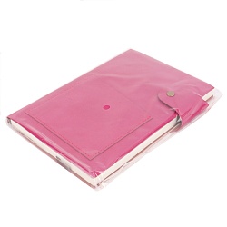 ежедневник а5 недатиров.  96л обложка кож.зам., фуксия