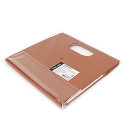 ежедневник 21*21,5см недатиров. 100л  обложка кожзам коричневый