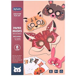 набор для творчества "маска 3d" животные