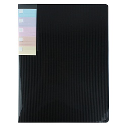 папка  10 файлов 500мкм черная