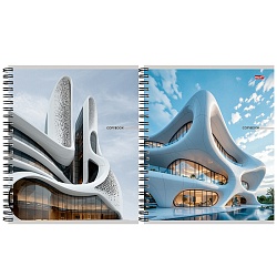 тетрадь  48л кл. на гребне "необычная архитектура"