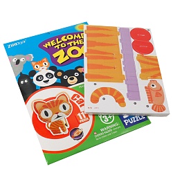 пазл 3d "zoo" cat. игрушка