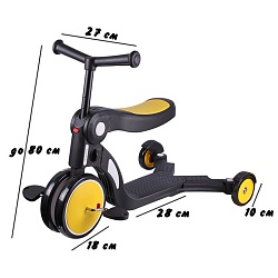 самокат-трансформер 4в1 ассорти