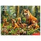 пазлы  500 элементов семья лис в лесу