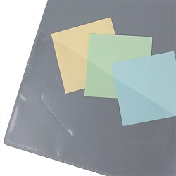 папка с пружинным скоросшивателем и карманом а4 серая