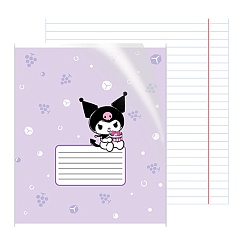 тетрадь  12л линейка цв. пластиковая обл "hk and friends"