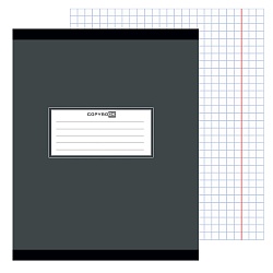 тетрадь  48л кл. "серая классика-1" обложка цветная мелованная