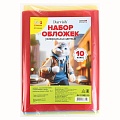Набор обложек 10 класс "Darvish" (16шт/уп) 150мкм(в комплекте обложка для дневника)ЦветныеПрозрачные