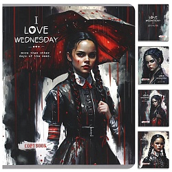 тетрадь  48л кл. "wednesday" обложка софт-тач