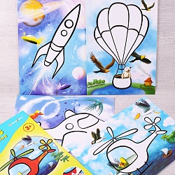 раскраска а4 пластилином