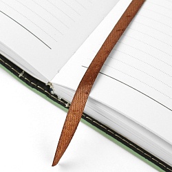 ежедневник а5 недатиров. 120л "darvish" обложка к/з (3 цвета) на застежке, с двумя отделениями