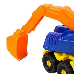 машинка экскаватор "добрыня" классический 20см