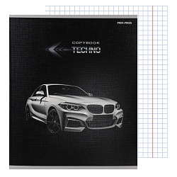 тетрадь  48л кл. "шикарные машины" обложка лён