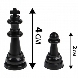 шахматы и шашки классические в большой коробке + поле 22,5*30см